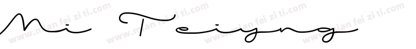 Mi Teiyng字体转换